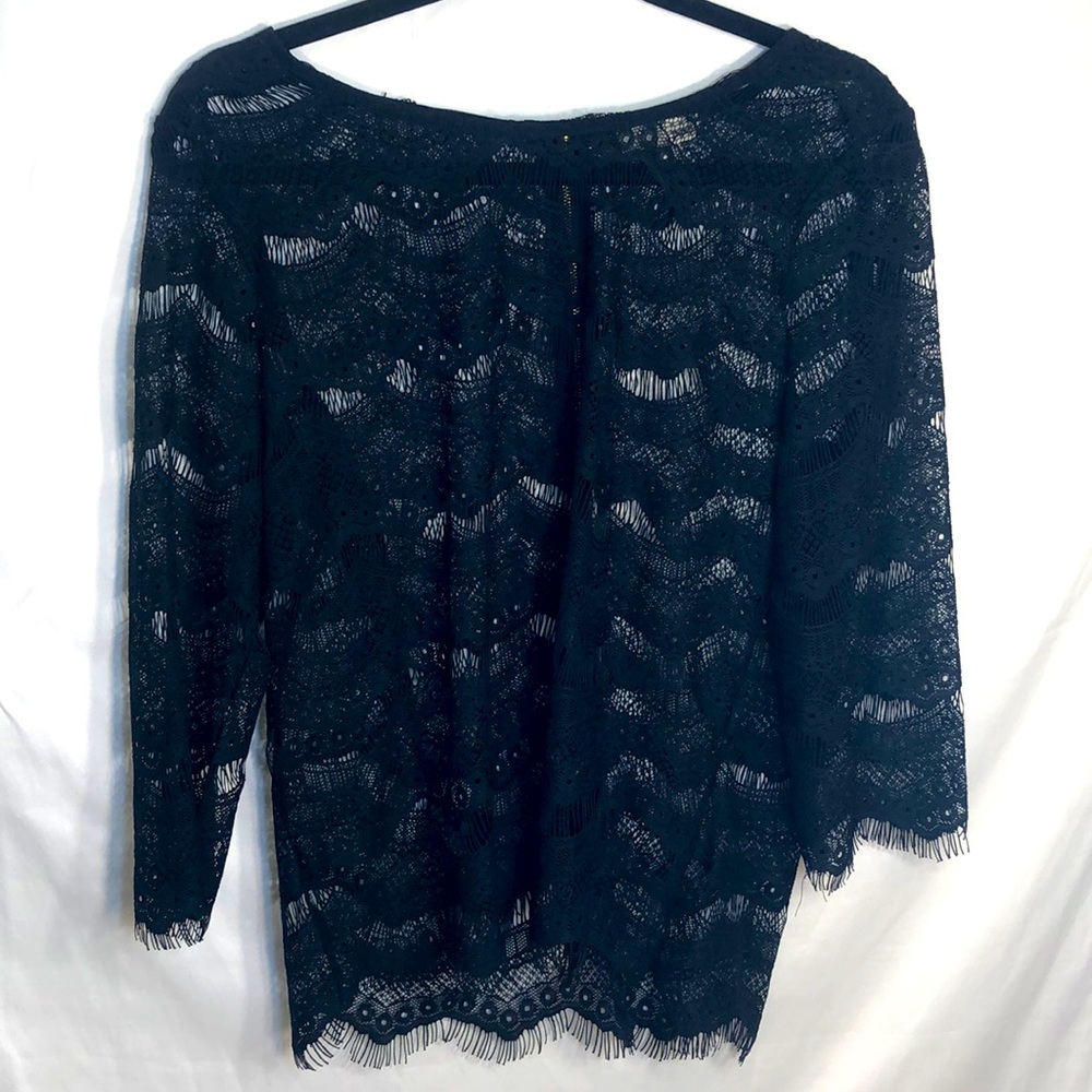 Black Lace Blouse